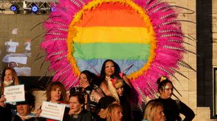 Marcha LGTBIQA+, en el Día del Orgullo de junio de este año.&nbsp;