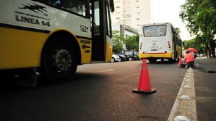 Este martes se pone en marcha el carril exclusivo de avenida Rivadavia