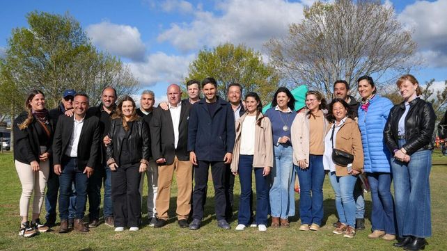 El gobernador Maximiliano Pullaro participó de la Fiesta Nacional del Transporte.