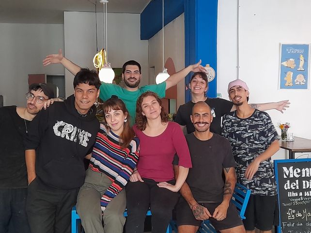 El equipo al frente de la cooperativa Hevalê.