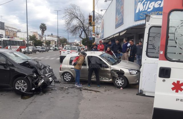Imágenes del accidente en barrio Los Hornos.&nbsp;