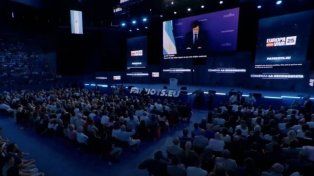 Milei participó por video de un acto de Vox en Madrid y homenajeó a Charlie Kirk