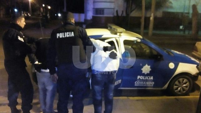 Detuvieron a dos delincuentes que andaban por los techos en el macrocentro santafesino