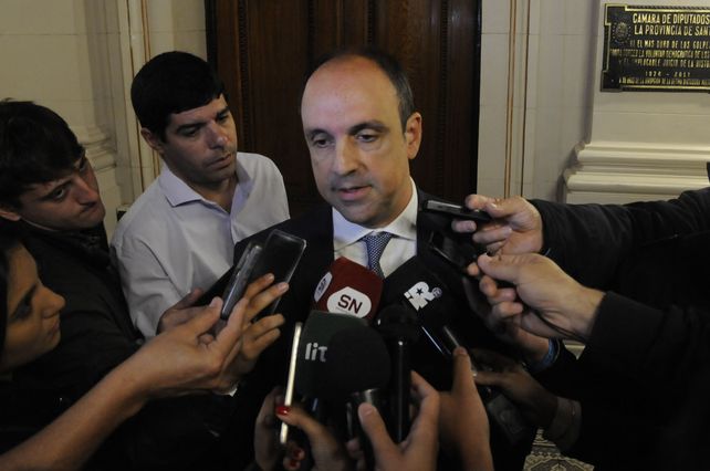 Corral marcó que, en el tema seguridad, Lifschitz dio un discurso resignado