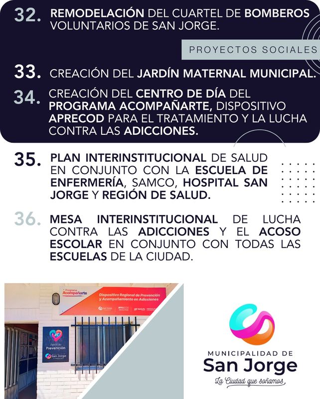 El intendente Juan Pablo Pellegrino presentó 50 grandes proyectos para San Jorge en 2025