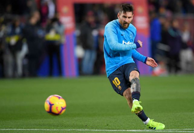 Messi. El rosarino aún no se recuperó.