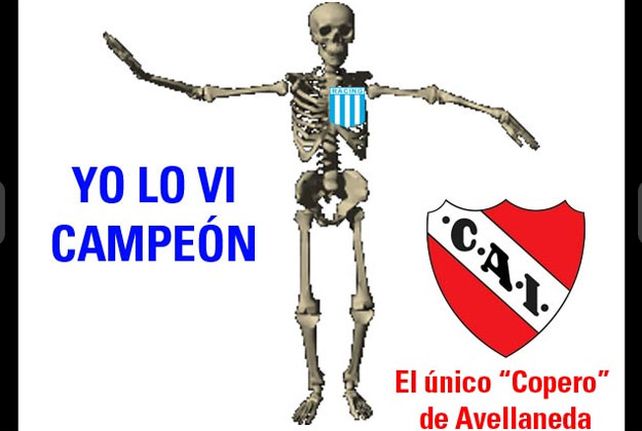 Aparecieron los afiches gastando a Racing