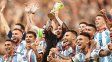 La Selección Argentina festeja la tercera estrella con una gran fiesta