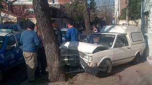 Impresionante accidente en barrio Constituyentes