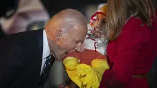 Joe Biden dio de qué hablar la noche de Halloween.