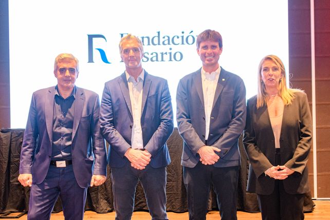 Franco Bartolacci, Andrés Williams, Rómulo Bertoya y María Eugenia Schmuck