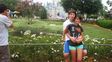 Antonella y Lionel viajaron en 2009 a DisneyWorld en Orlando.