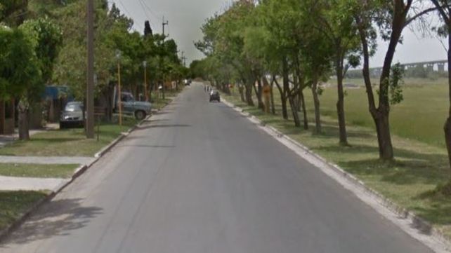 La zona donde ocurrió el femicidio. (Foto: Google Maps)