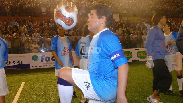 EL paso de Diego Maradona por la ciudad de Santa Fe