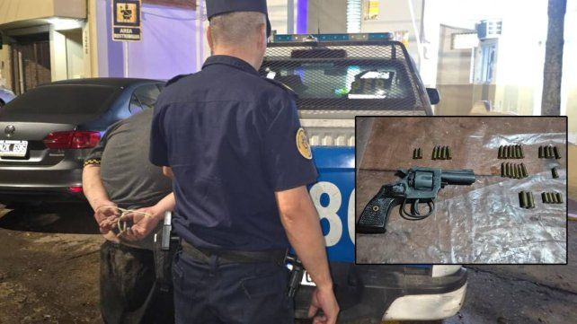 Un hombre fue detenido en la zona de la Escuela Hogar ya que efectuó disparos tras una discusión con otro sujeto. Su madre entregó el arma a la policía.