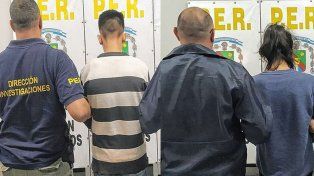Los padres de la beba al ser detenidos en 2021.