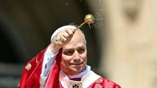 El Papa León XIV durante la Santa Misa de Pentecostés. (Foto: Redes)