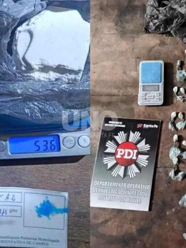 San Javier: hubo cinco aprehendidos en seis allanamientos por la venta barrial de drogas