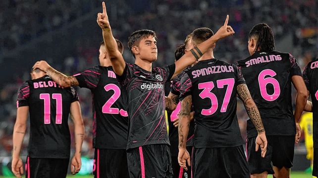 Liga de Europa: Dybala entró y abrió la victoria de Roma