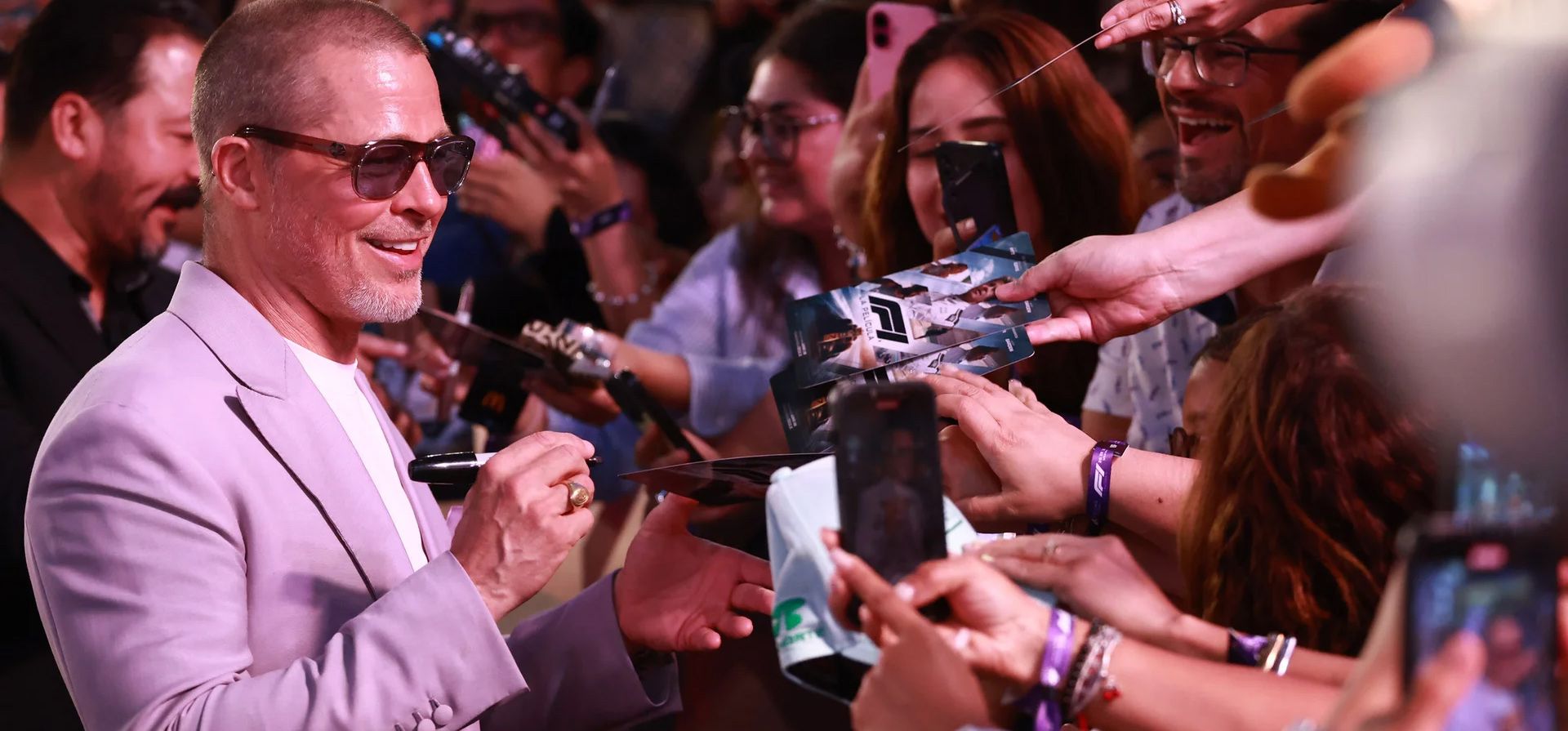 Brad Pitt asiste a un photocall de F1: The Movie en Toreo Parque Central, Ciudad de México, México. Fotografía: Anadolu/Getty Images Brad Pitt asiste a un photocall de F1: The Movie en Toreo Parque Central, Ciudad de México, México. Fotografía: Anadolu/Getty Images