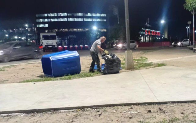 Operativo récord: la Municipalidad recolectó más de 2.200 kilos de residuos tras el finde deportivo.