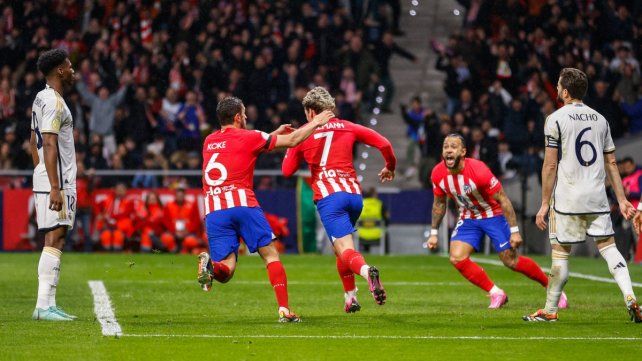 El francés Antoine Griezmann fue la figura de Atlético de Madrid