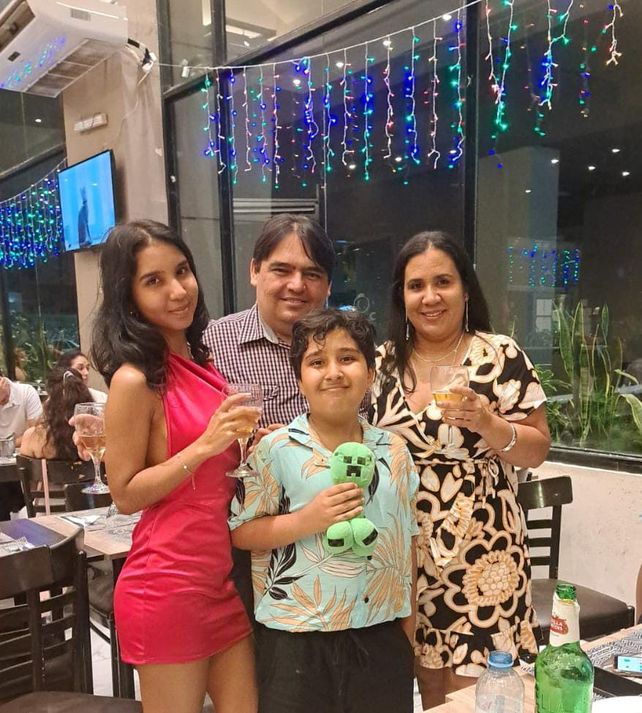 Asdyoly García arribó con su marido y sus dos hijos desde Maracaibo, Venezuela. 