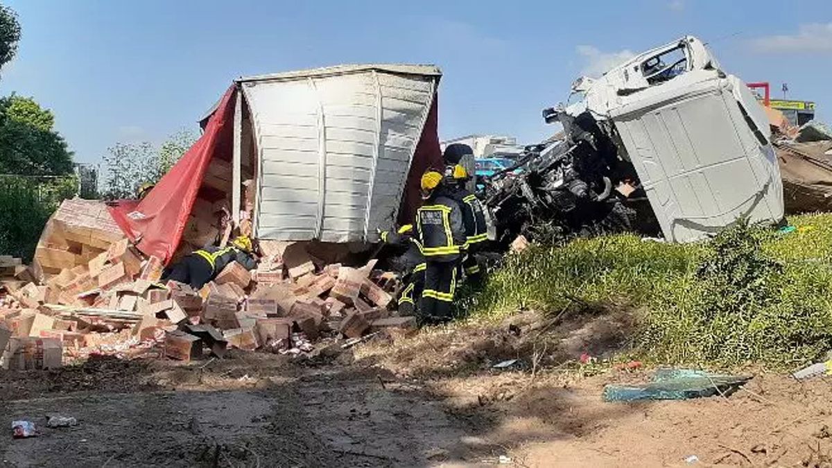 Tres muertos en un choque frontal entre camiones en la ruta 205