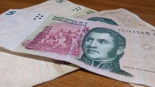 Cuándo sale de circulación el billete de cinco pesos