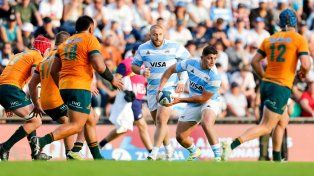 Los Pumas cuando le ganaron a los Wallabies en 2024, por 67 a 27, en cancha de Colón de Santa Fe.