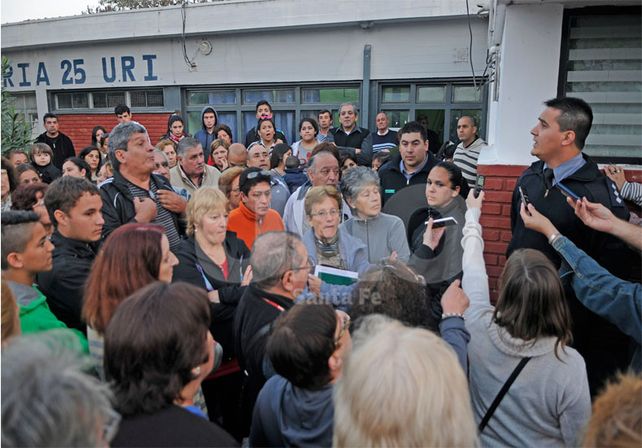 Protesta. La última fue el 2 de setiembre en la sede policial / Foto: Manuel Testi - Uno Santa Fe