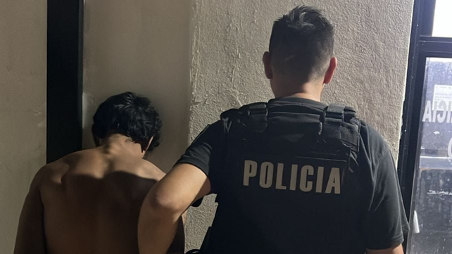 Detenido tras robo en zona norte. El ladrón que se escondió dentro de un contenedor de residuos