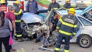 El accidente se produjo este domingo en la zona del Aeroclub de Diamante.