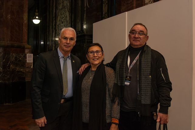 Sergio Hiskin, Norma Rojas y Edgardo Guglielmetti