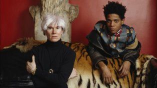 Andy Warhol, el inventor de los “15 minutos de fama”, junto a Jean-Michel Basquiat.
