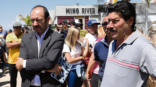 Edgardo, padre de Bocacha Orellano, en los días de las pericias.