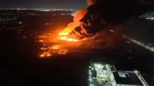 El incendio en el parque industrial de Ezeiza dejó 20 heridos