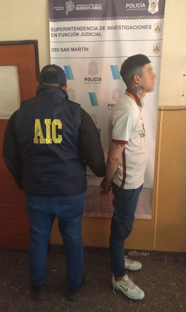 Diego Mateo B. fue detenido en un centro de rehabilitación la localidad bonaerense de Villa Bosch.