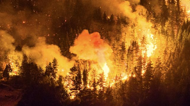 Hace más de una semana que un fuego incansable azota la Patagonia