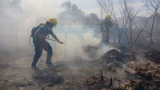 Por una acción irresponsable comenzó el incendio que complicó a los bomberos