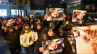 Vecinos se manifestaron en Arroyito por el homicidio de Luciano Muscio