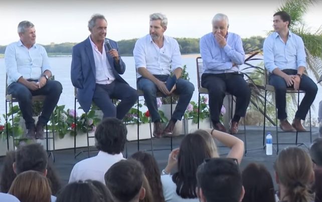 Junto a Daniel Scioli