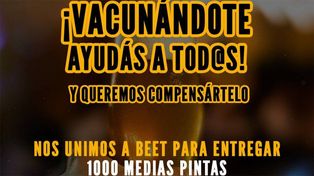 Regalan cerveza para incentivar a los jóvenes a vacunarse