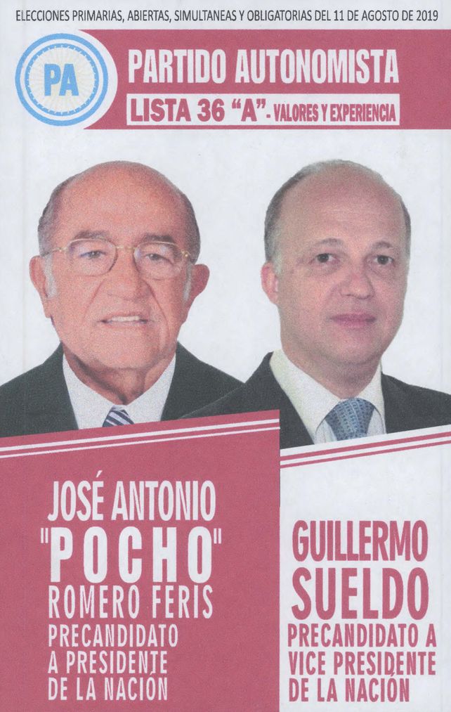 Cuáles son las diez fórmulas presidenciales que se presentan en las Paso