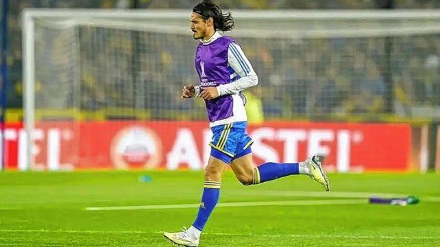 Cavani titular en Boca Juniors ante Nacional por Copa Libertadores.