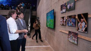 Una muestra con 150 fotos de Messi ya se exhibe en el Museo del Deporte