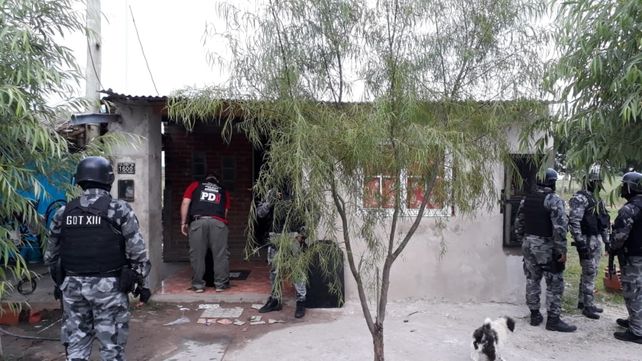 Hubo siete allanamientos.
