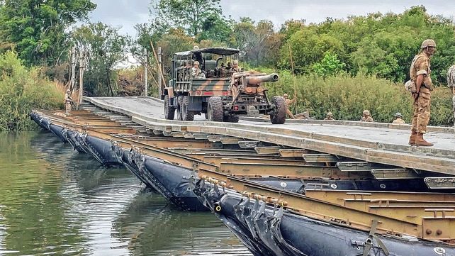 Entre Ríos: 1500 militares realizaron un entrenamiento integral
