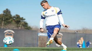 Buenas noticias para Boca: Ayrton Costa y Rodrigo Battaglia entrenaron a la par del grupo