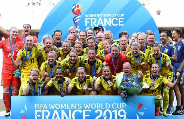 Suecia se subió al podio del Mundial femenino